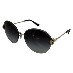 Bvlgari Sunglasses - 6091-b Black X Gold Bvlgari Rhinestone
